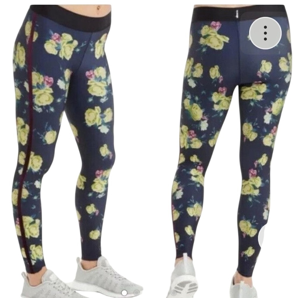 🌹 Ultracor x SoulCycle Floral Leggings – Size XS